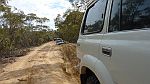 27-Zebra watches Manky drive down the boggy Border Track 